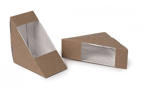Imagen de Envase triangular kraft p/50