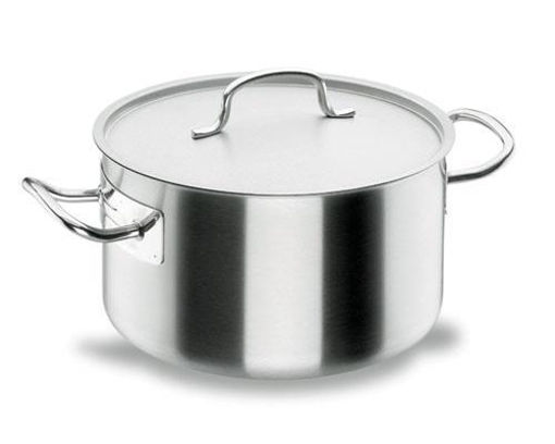 Imagen de CACEROLA ALTA 40 CHEF INOX C/TAPA
